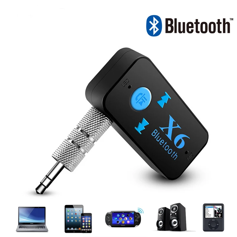3 5 мм разъем автомобильный комплект AUX Bluetooth аудио приемник ручной микрофон Вызов