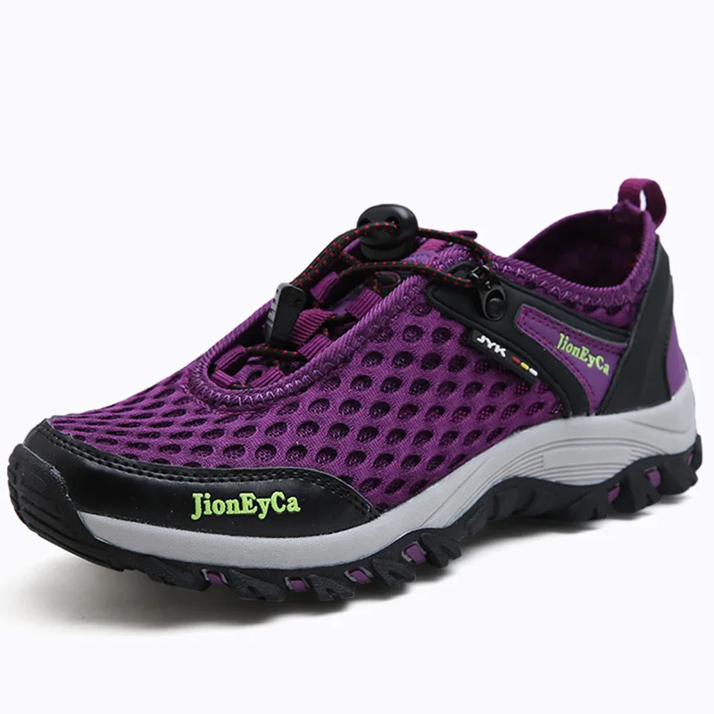 

Outdoor Women's Hiking Trekking Sneakers Breathable Mesh Comfortable Mountain Climbing Camping Athletic Shoes