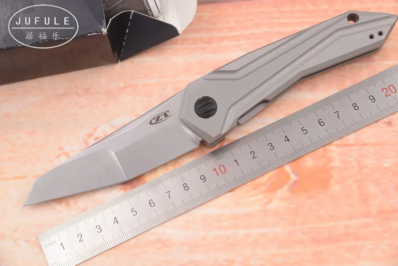 JUFULE OEM ZT 0055 TC4 титановая ручка S35VN лезвие шарикоподшипник Флиппер Открытый походный охотничий инструмент складной обеденный кухонный нож