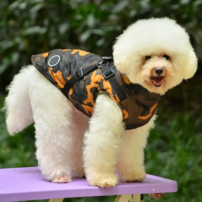 Хлопковая, для домашней собаки пальто мульти-дизайн зимний жилет теплый пояс пальто с нагрудного ремня-щенок куртка для остекленной двери, занавески для бульдога чихуахуа