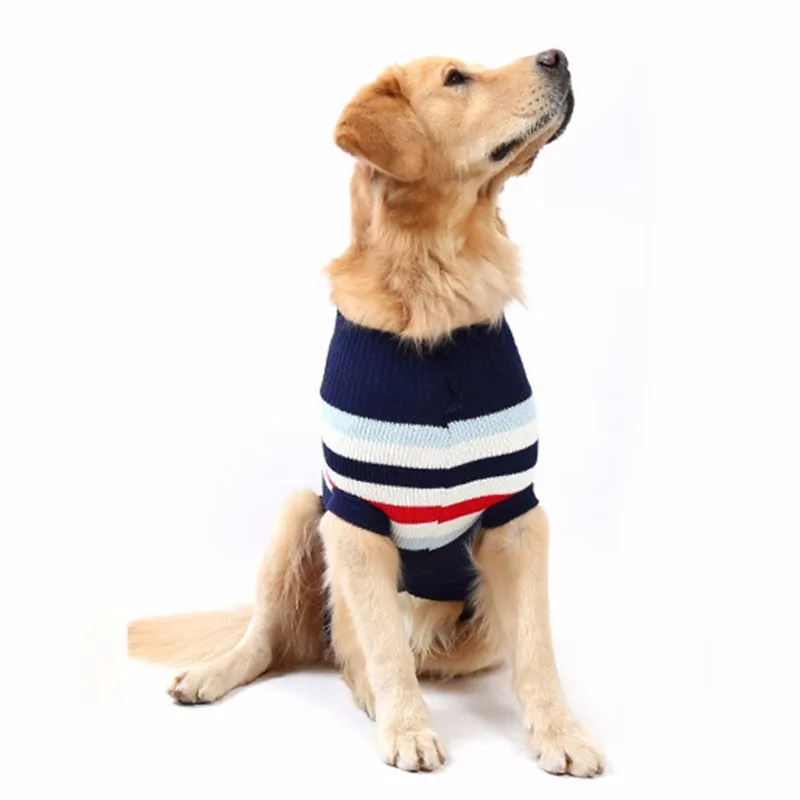 Hot Fashion Comfortable XS-XXXL large pet dog sweater cute dog clothes in winter big dog clothes small puppy winter sweater 