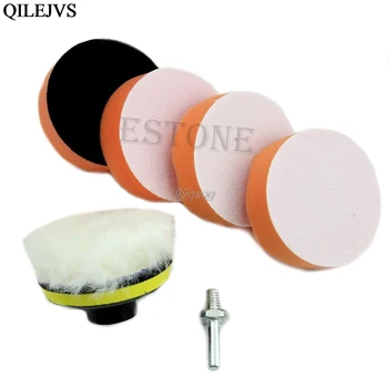

6pcs 75mm 3" High Gross Polishing Buffing Pad Kit for Car Polisher Buffer Drop shipping