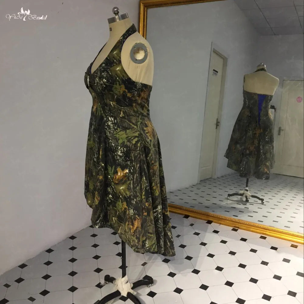 Оригинальные цветные коктейльные платья Yiaibridal LZF078 ассиметричные на