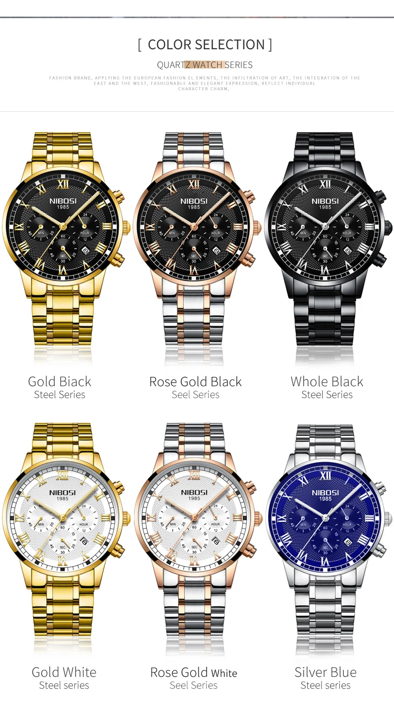 NIBOSI Mens Sport Watches Men Waterproof Luxury Brand Watch 2018 Fashion Full Steel Analog Quartz Wristwatch Relogio Masculino   (3)