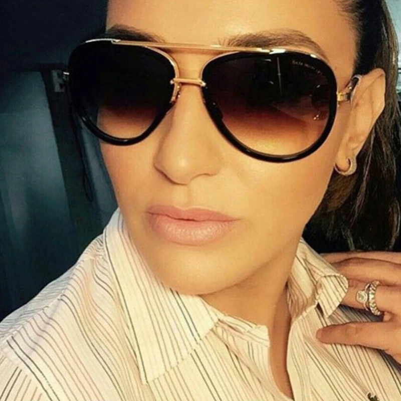 2018 New Oversized Retro Goggle Sunglasses (19)