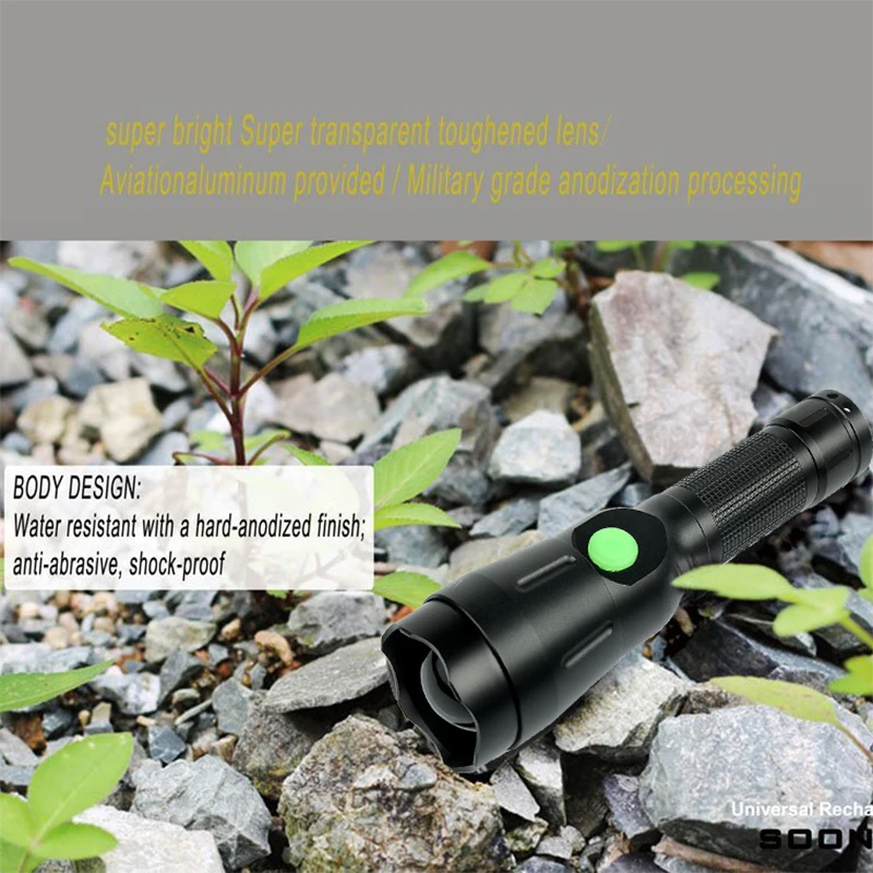 UniqueFire 1603 38 IR 850nm Rechargeable USB LED Flashlight Adjustable