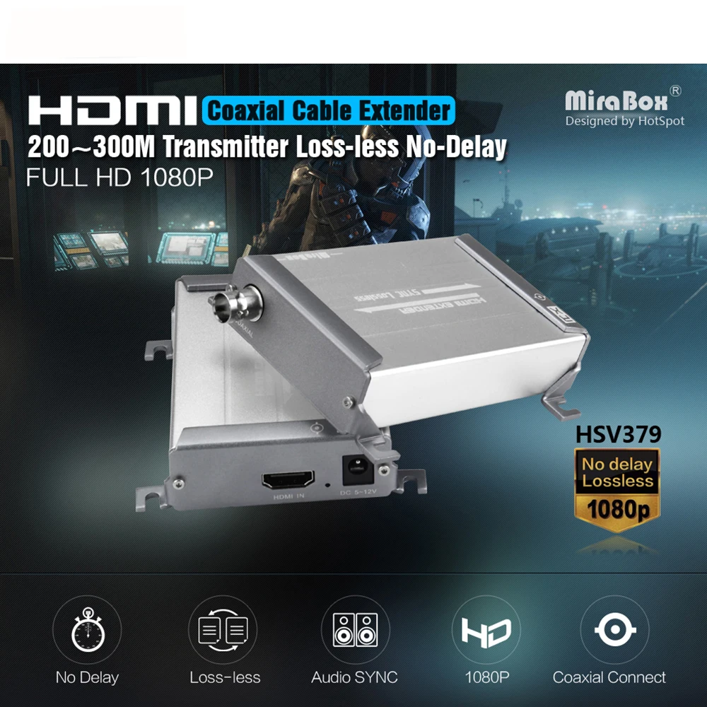 HSV379-HDMI-Extender-1080P-200m-LossLESS-No-Delay-HDMI-Over-Single-RG59-RG-6U-Coax-Cableipi'-1