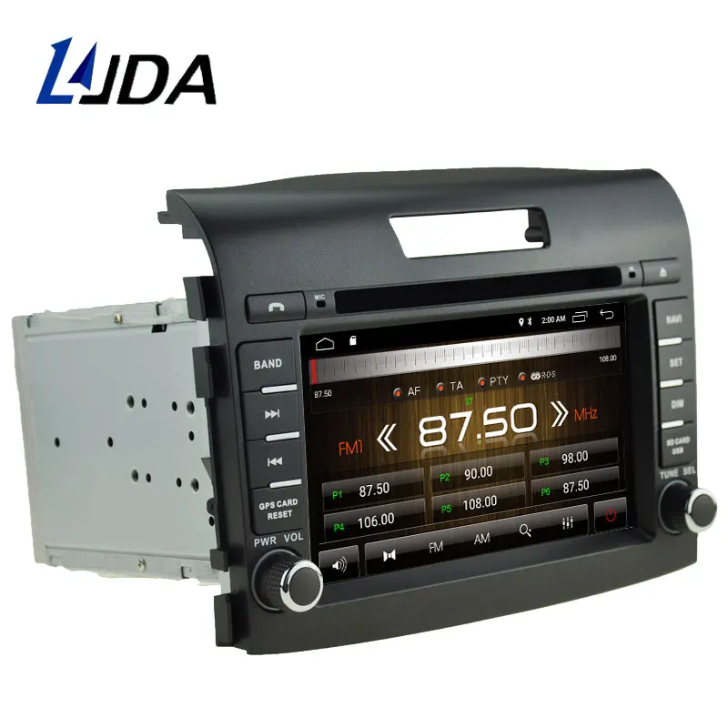 Perfect LJDA 2Din Android 9.1 Car Radio For HONDA CRV CR-V 2012-2016 WIFI Car Multimedia Player Stereo GPS Navigation DVD IPS Auto Audio 2