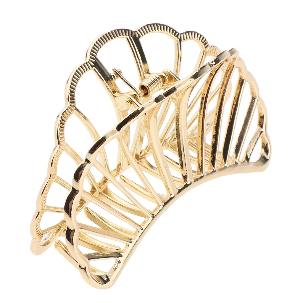 Women Lady Girls Hair Claw Clips Vintage Metal Strong Holding Power Hair Clips Clamps Hair Accessories Hairstyle Tool