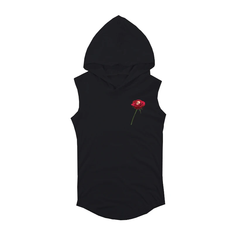 

Summer Cotton Dragon Ball Goku men Tank Tops Hooded Black White Singlets Sleeveless fitness men vest Bodybuilding Casual