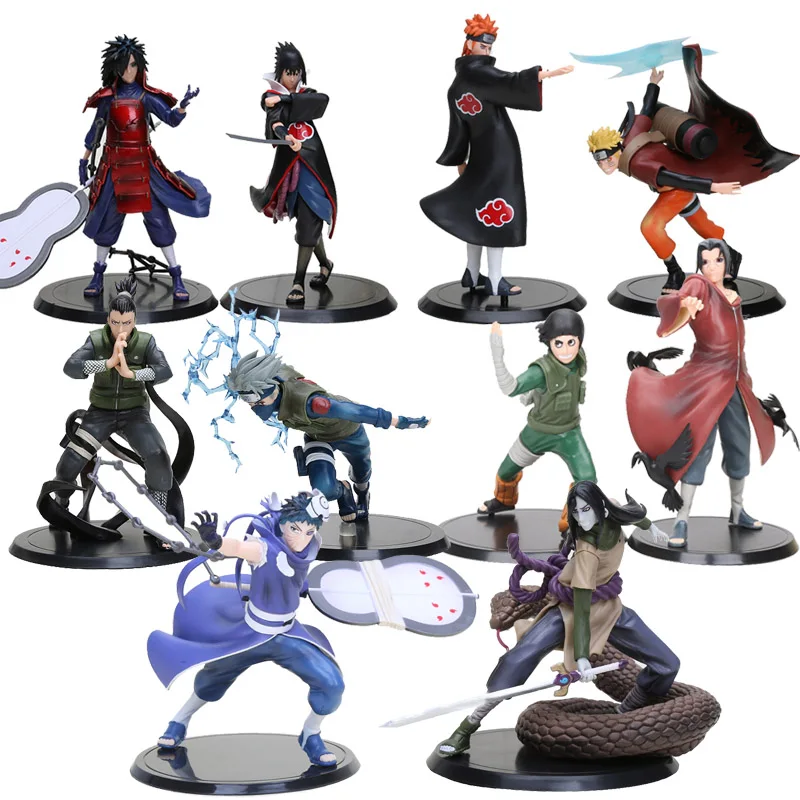 SET 2 FIGURAS 2 FIGURES SET 16cm NARUTO UCHIHA SASUKE /& UCHIHA ITACHI