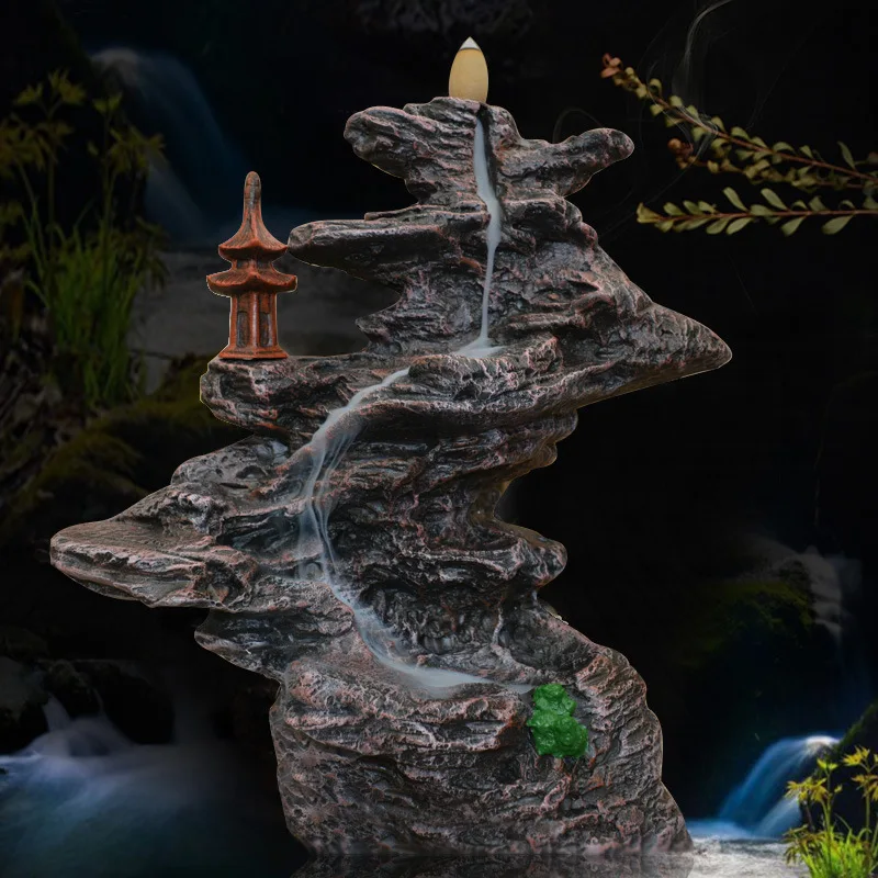Incense Burners resin landscape Incense Burners Backflow Incense Burner