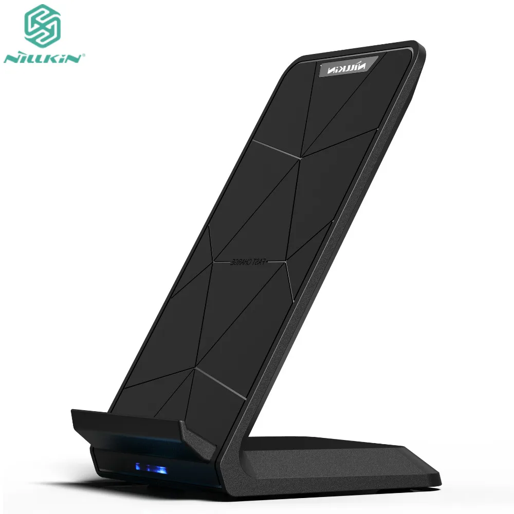 NILLKIN Qi Беспроводное зарядное устройство Подставка для iPhone X 8 Plus USB быстрая зарядка