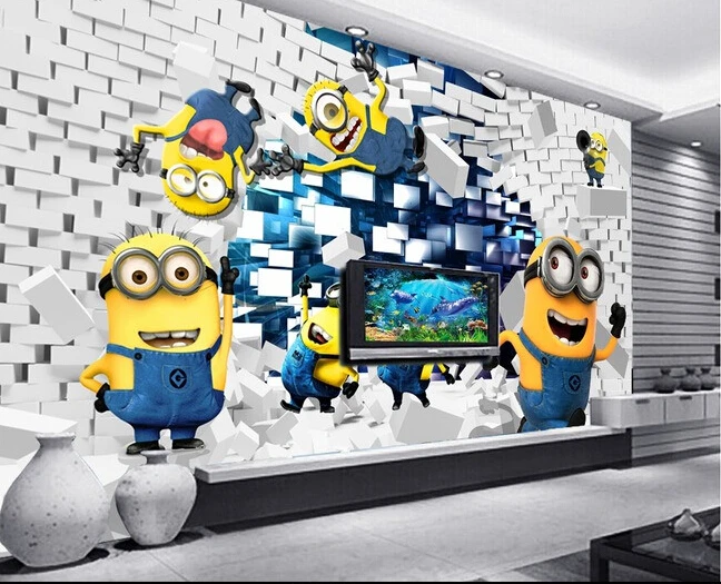 Online Get Cheap Minion Wallpaper Aliexpress Com Alibaba Group