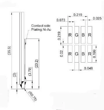 Maithoga 1,77 дюймов 45PIN полноцветный OLED экран SSD1353 диск IC 160*128(короткий FPC