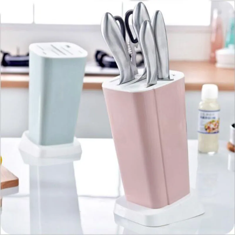 Новые кухонные принадлежности многофункциональная стойка для инструментов креативный стеллаж для хранения пластмассовый нож Толстая стойка для кухонных ножей