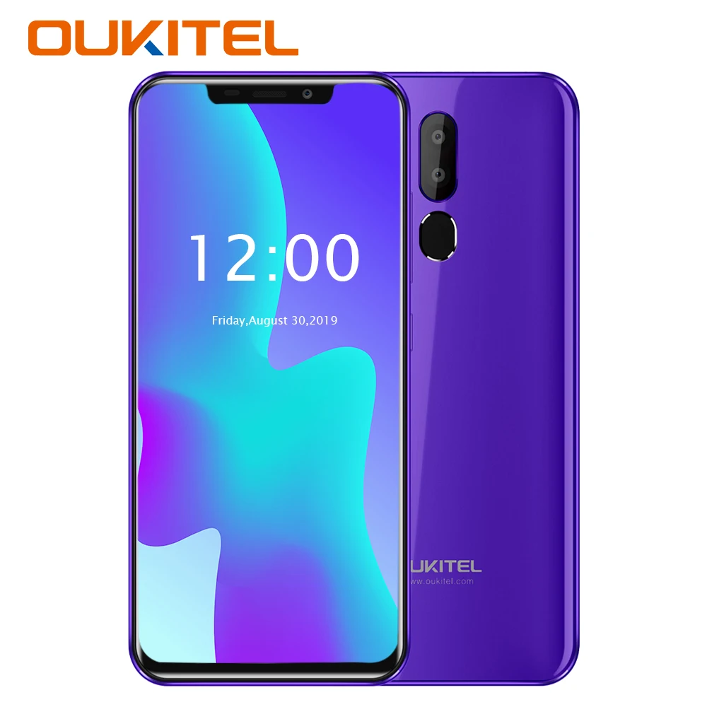 Горячая Распродажа OUKITEL C12 Pro 4G смартфон Face ID 6,18 дюймов 19:9 u-образный дисплей Android 8,1 2 Гб ОЗУ 16 Гб ПЗУ 3300 мАч мобильный телефон