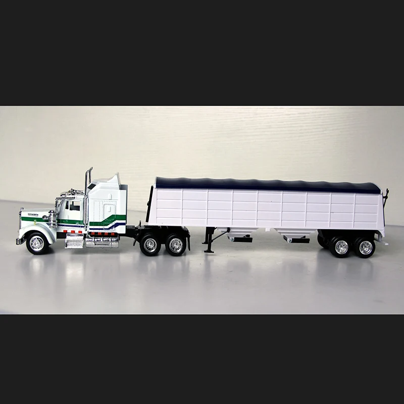 1/43 Simulation Classic Toy Truck United States KENWORTH W900 Container Transporter Alloy Die-casting Collection Toy Model