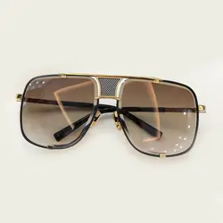 Квадратные Солнцезащитные очки с упаковочной коробкой Oculos De Sol Masculino винтажные Модные мужские стимпанк оттенки 2019 новые Весенние