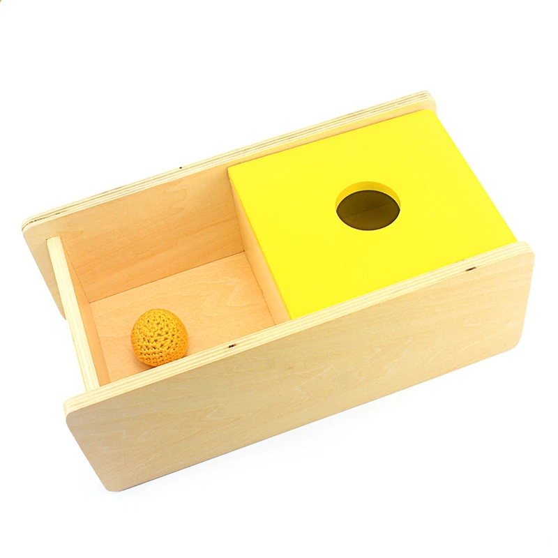  Unisex Baby Montessori Educational Toys Wooden Imbucare Boxs Set Red Geometrics Box Green Round Box