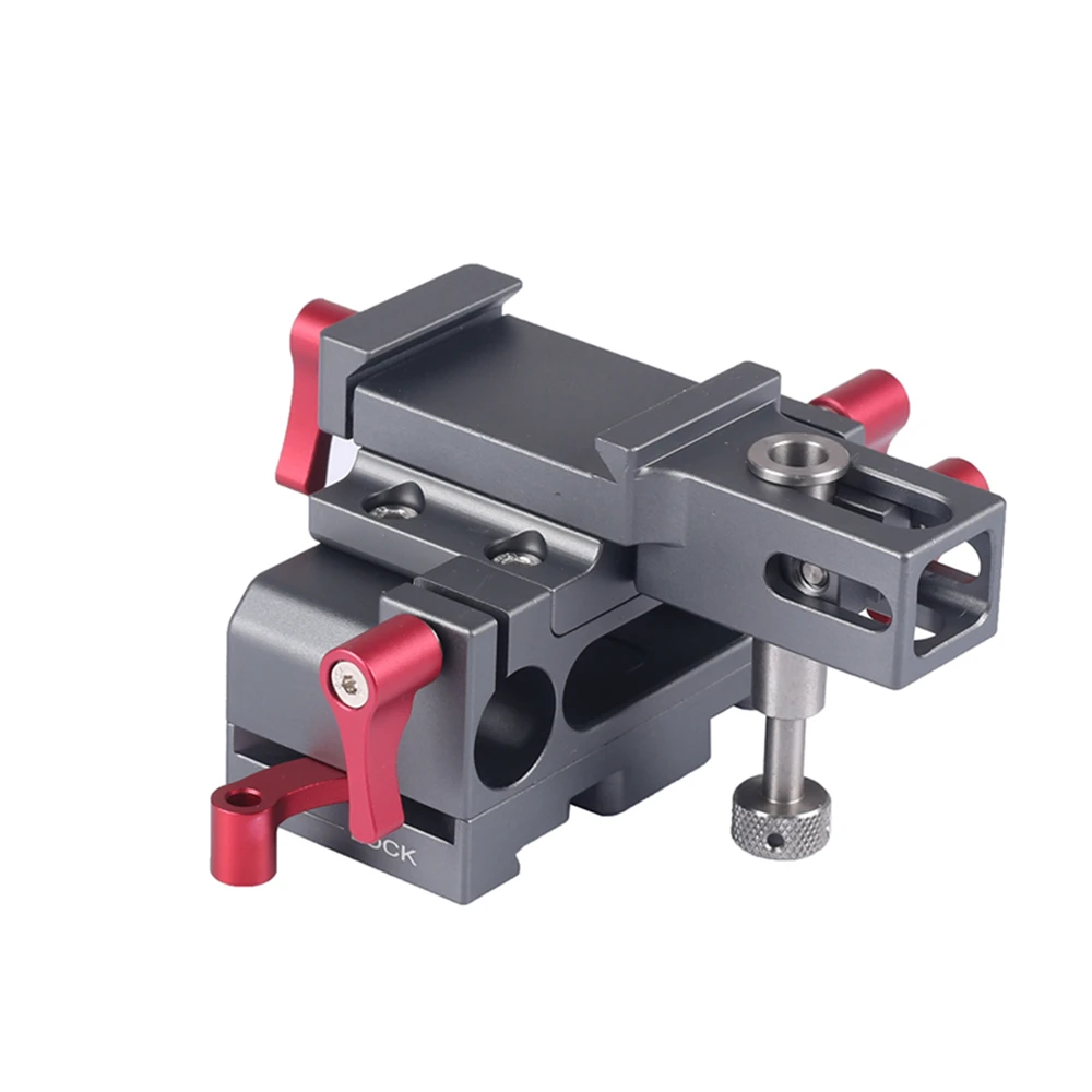 

Rig LWS Base Plate with Arca Style Dovetail Clamp for Sony GH4 / GH5 /A7 / A6 Camera Cage, 15mm Rod Hole