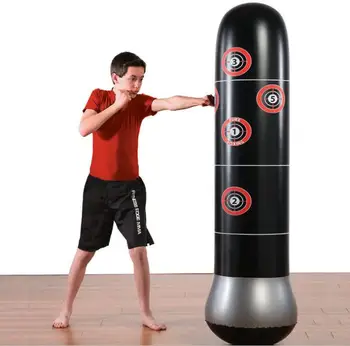 

160cm Physical training Vertical Tumbler Fitness boxing Inflatable sandbag