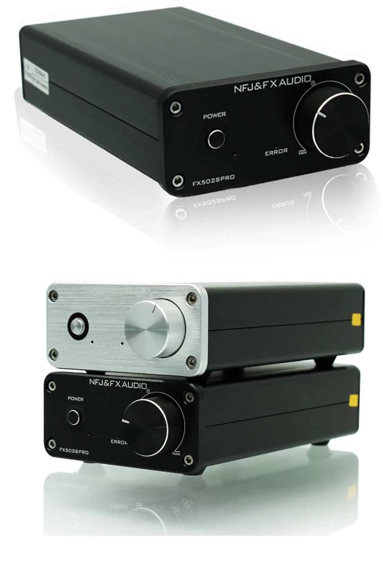 2020 FX-Audio New FX-502SPRO HiFi 2.0 Full Digital Audio Amplifier Adopting TPA3250+NE5532 70W*2 DC24V/4A Power Adapter Optional differential amplifier