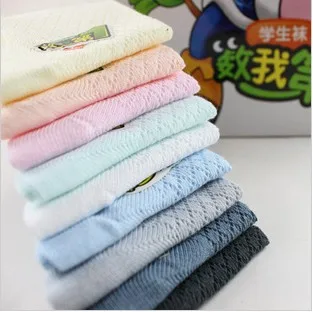 High Quality 1Lot=12Paris 2019 Spring And Summer Children Socks Kids Baby Breathable Mesh 100% cotton socks | Мать и ребенок
