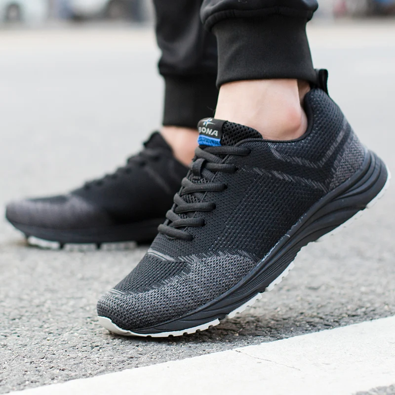 BONA New Arrival Popular Style Men Running Shoes Outdoor Walking Comfortable Sneakers Lace Up