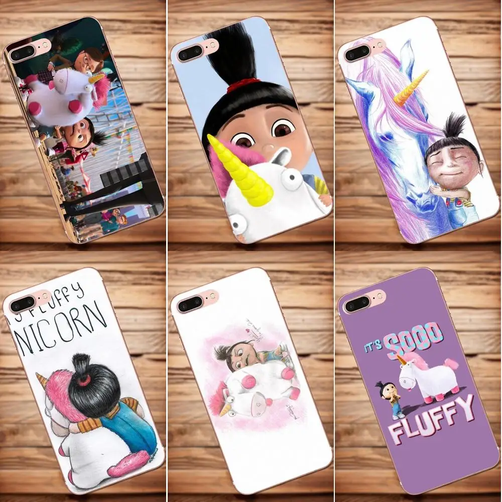

Despicable Me Unicorn Agnes For Galaxy Alpha Core Prime Note 4 5 8 S3 S4 S5 S6 S7 S8 S9 mini edge Plus High Quality Soft Back