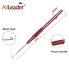 4 Pcs/Lot Hook Needle Crochet Micro Hook For Making Braiding Dreadlock Hair Tools 0.5Mm 0.6Mm 0.7Mm 0.8Mm Smooth Handle 2