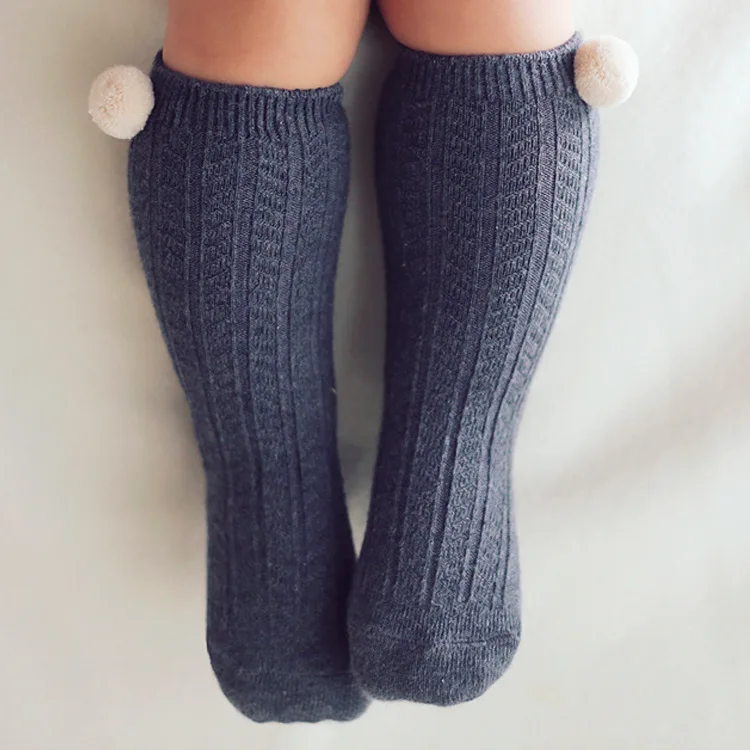 3 pieces/lot Autumn Winter baby girl boys Knee High Socks kids Long