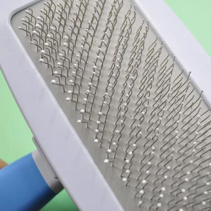 Dog Brush Grooming Brush Comb Pet Dog Cat Hair Removal Brush Comb Pet Grooming Tools Anti-slip Handle Pet Needle Comb (5)