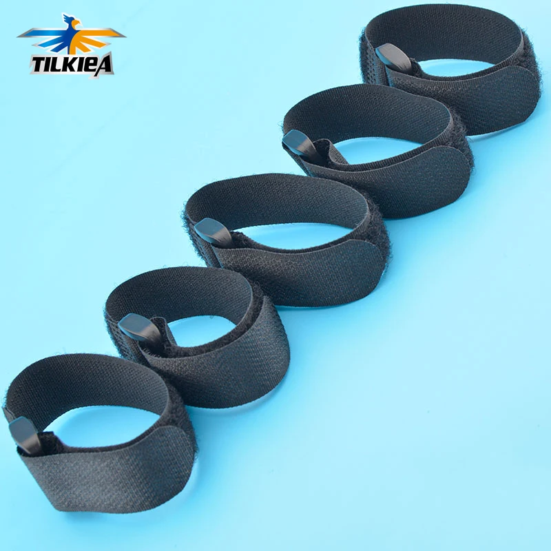 

5pcs L20cm/30cm 2cm Width Magic Sticker Strap Nylon Lipo Battery Strap Belt Reusable Cable Tie Wrap RC Battery Parts