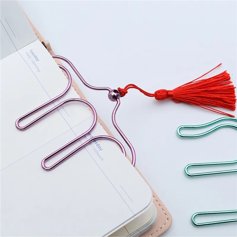 Music Book Clip Metal Bookmark rose gold Page Holder Paper Clip 2 Pack H0130