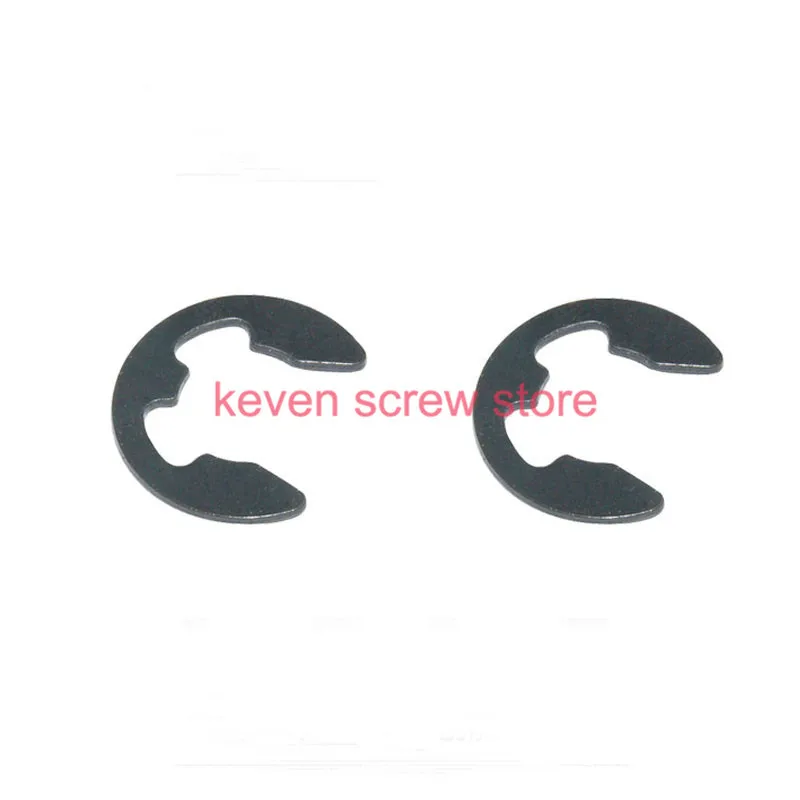 

100pcs/lot open split washer M1.2 E-type Circlip Buckle Carbon steel Snap Retaining Washer