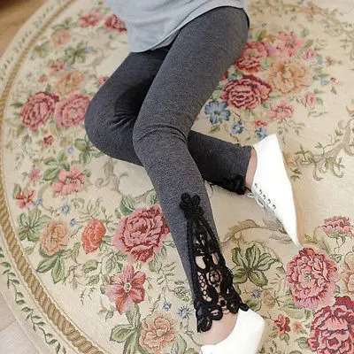 Новые модные женские кружевные вязаные крючком Сексуальные Обтягивающие Леггинсы эластичные джинсы брюки