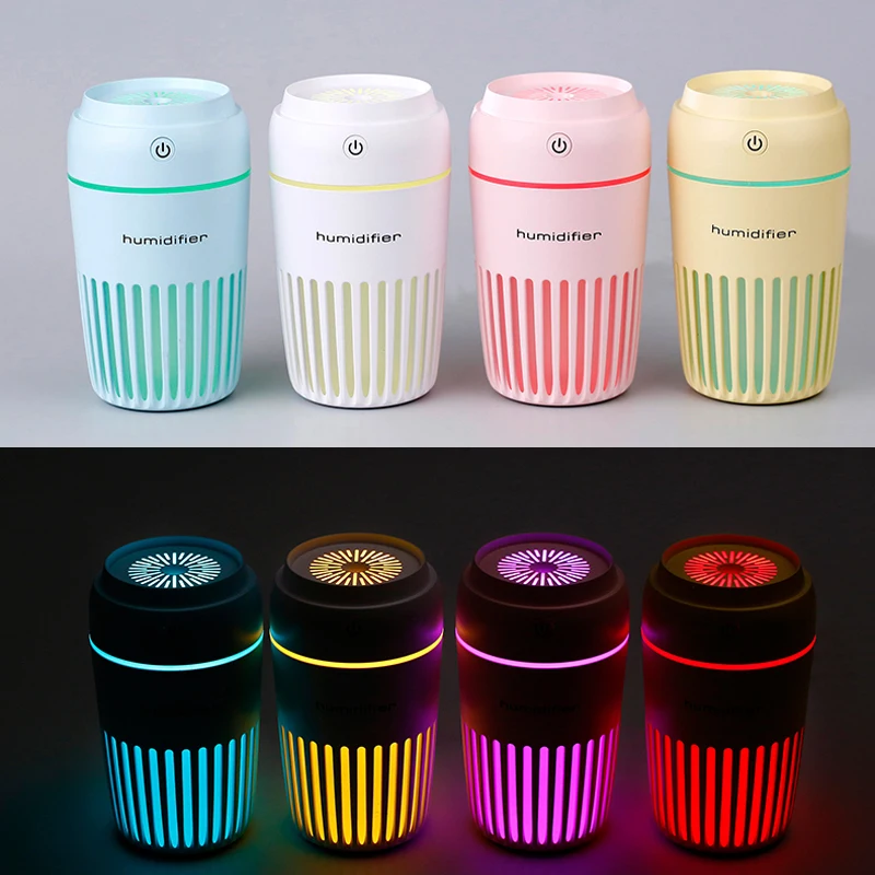 

Creative Car Essential Oil Diffuser Mini Ultrasonic Space cup humidifier LED Light USB Aromatherapy Fogger for Office Home