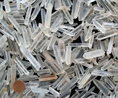 50 г Поющие кристаллы Rock Quartz Crystal лечебные точки сетка Madagascar|grid| |