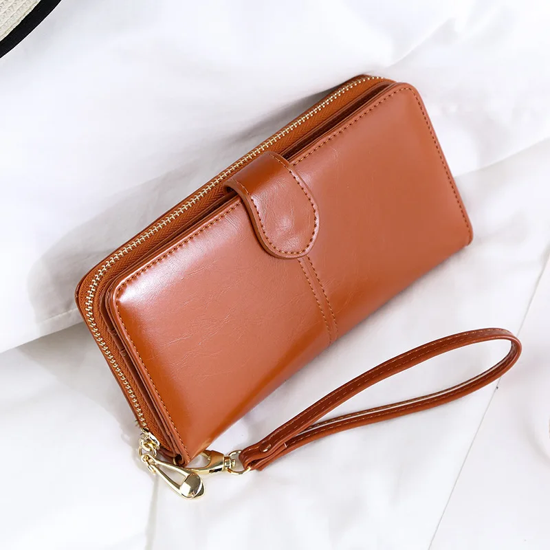 Vintage Female Wallets Leather Brand Purse Women's Clutch Bag Coin Pocket Women Wallet Zipper Long Purses cartera hombre Vintage Female Wallets Leather Brand Purse Women's Clutch Bag Coin Pocket Women Wallet Zipper Long Purses cartera hombre