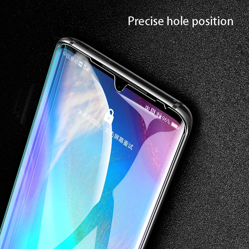 9D УФ Клей закаленное стекло полное покрытие для huawei P30 Pro P20 Lite mate 20 Lite жидкая Защитная пленка для экрана защитное стекло