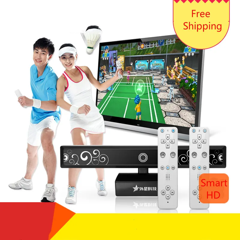 

Brand straight camp alien technology ET-71 smart HD sports somatosensory game machine double TV