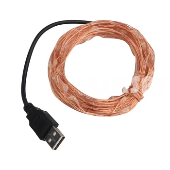 

10M 33FT 100 LED String Light 5V USB powered White/Warm white/RGB Fairy Lights For Christmas Party Wedding Decoration 5pcs/lot
