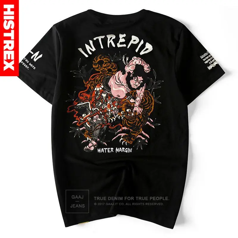 

Funny Printed Men T Shirtsy Clothing Chinese Japanese Style T-shirts For Man Homme Fashion Clothes Summer Cotton Tshirt #HIK3O