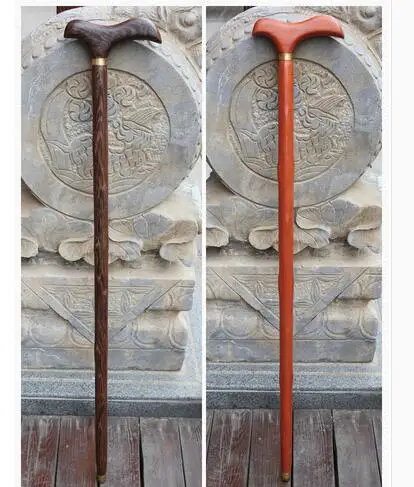 Гравировка JINGWAH пожилых деревянная палка четыре ноги деревянная трость ведущая старая палисандр ходунки палка развития