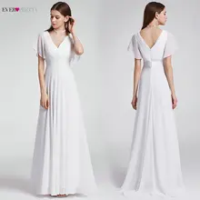 Simple Short Wedding Dress With Long Sleeves Beli Murah