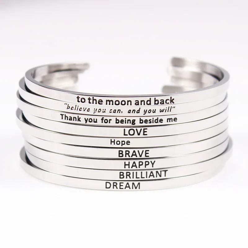 Personalized Initials Bracelets Bangles For Women Gift 3 2m Bar Personalized Initials Bracelets Bangles