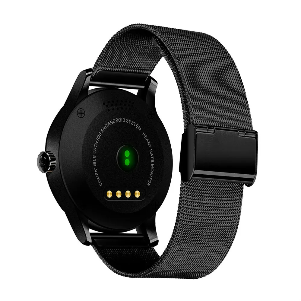 HIXANNY K88H Bluetooth Смарт часы классические металлические умные для здоровья монитор
