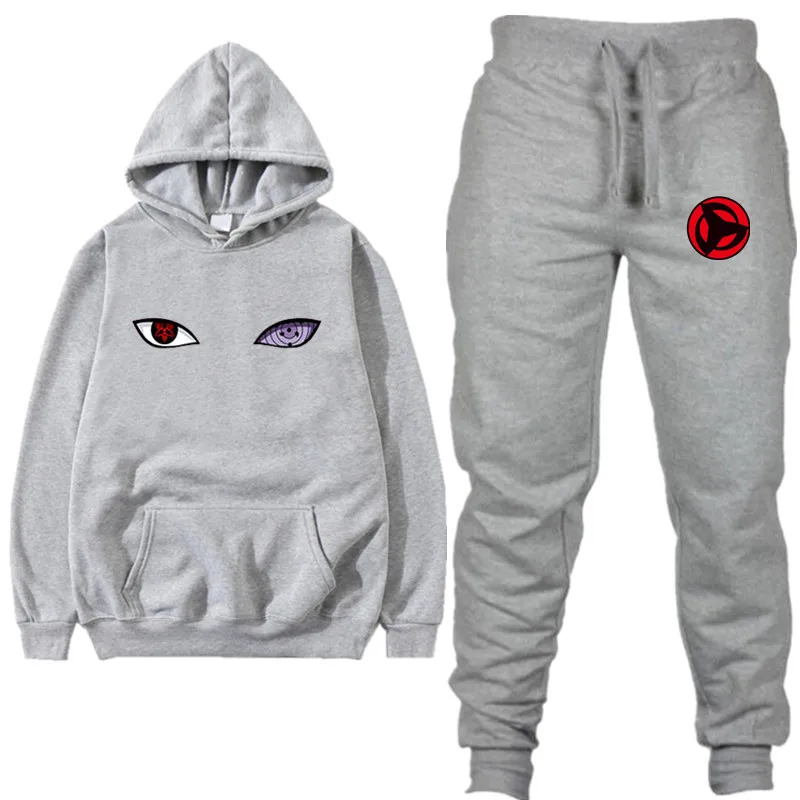 

Men Clothing Set Sportswear 2019 Autumn New Hoodies Sweatshirts Sporting Sets Men's Tracksuits Two Piece Hoodies+Pants 2pcs Sets