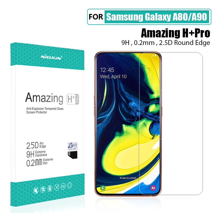 Защитное стекло для экрана NILLKIN Amazing H/H+ PRO 9H для samsung galaxy a80 версия